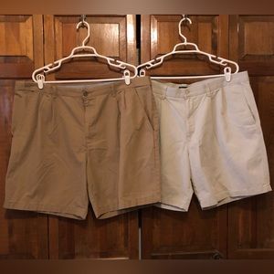 Men’s Cargo Shorts (2) - Dockers & Croft & Burrow, Size 42